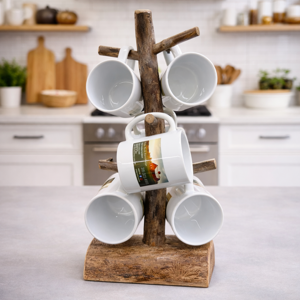 Rustic Mug Tree