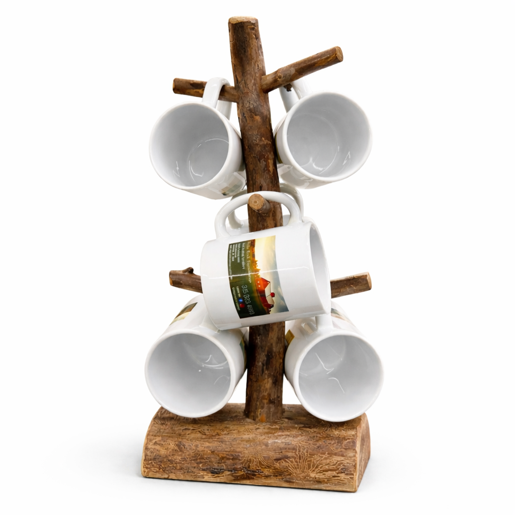 Rustic Mug Tree