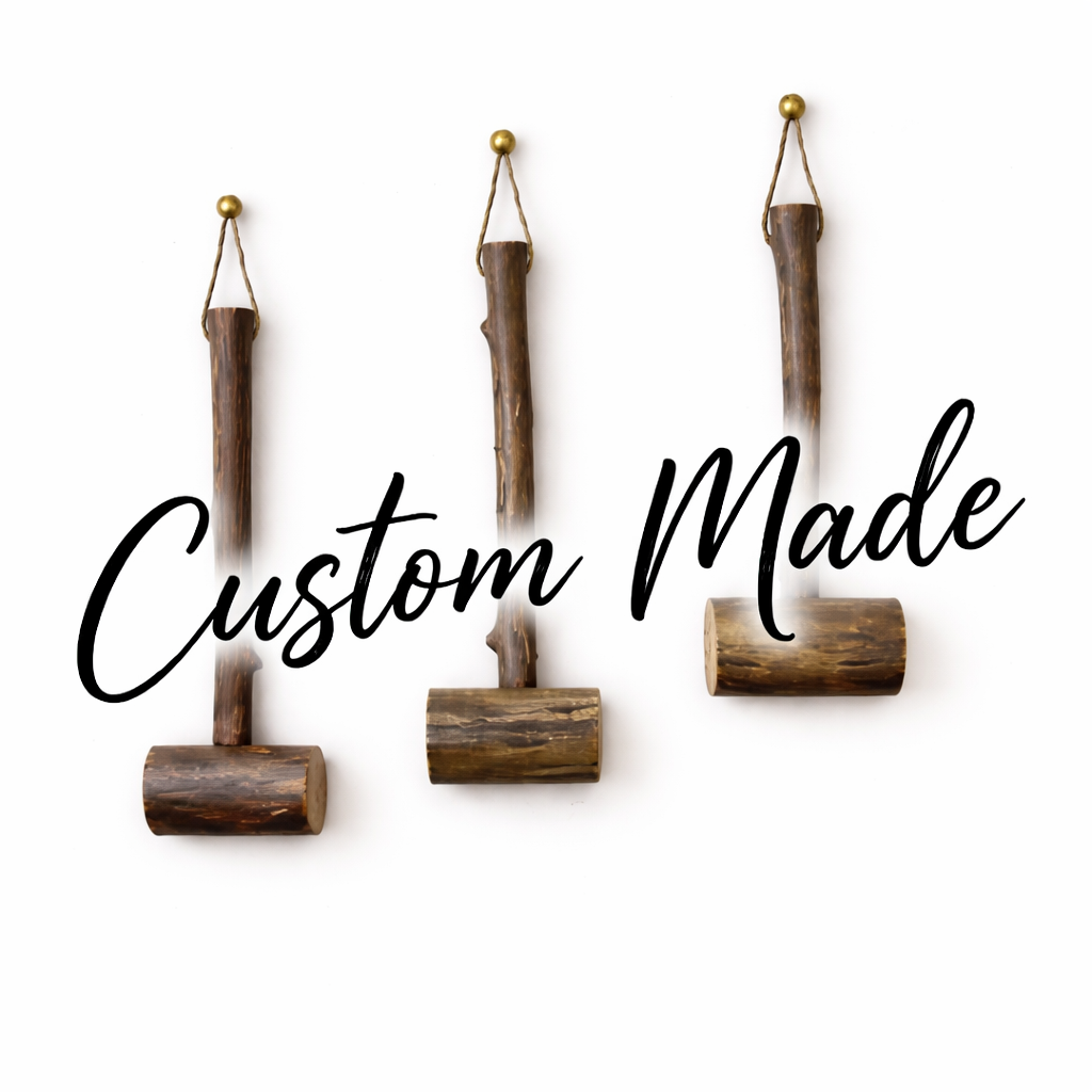 One Unique Decorative Mallet ~4” x ~12”