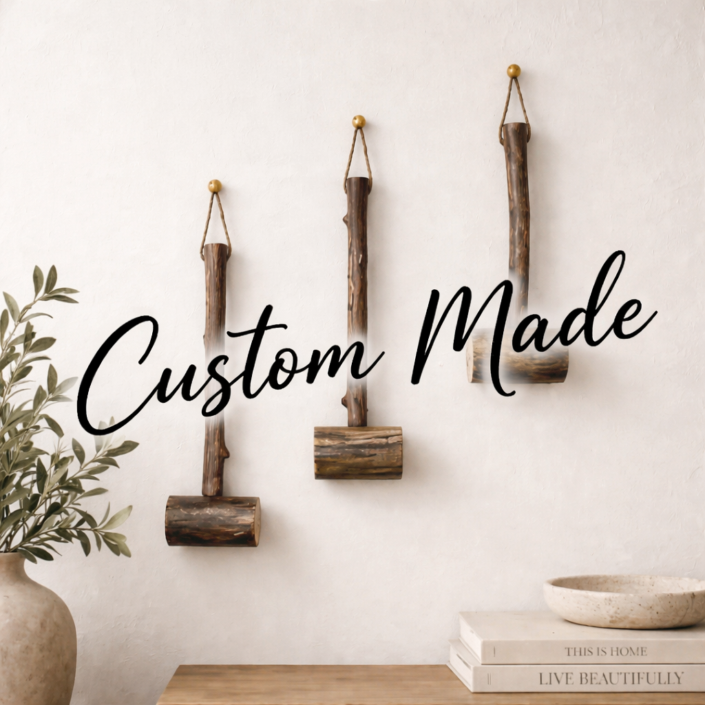 One Unique Decorative Mallet ~4” x ~12”