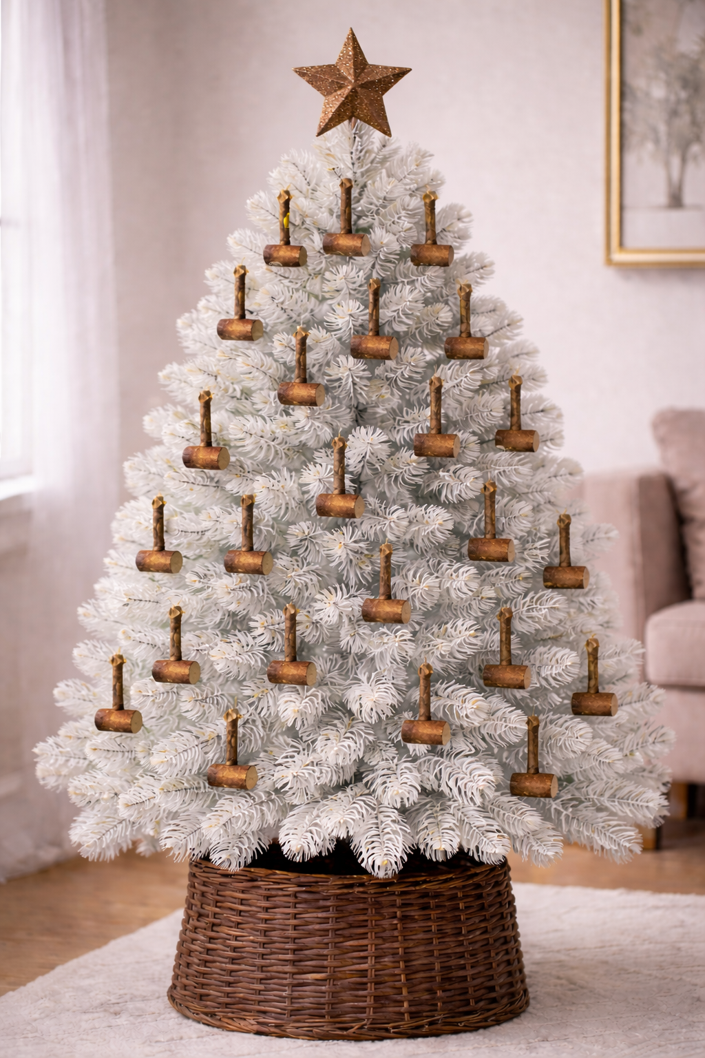 Mallet Ornament for Christmas Tree